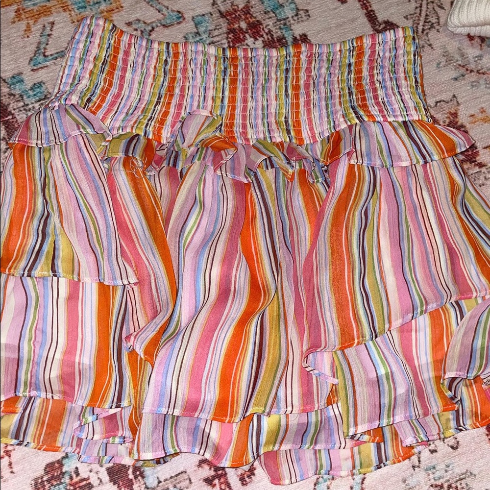 rainbow skirt